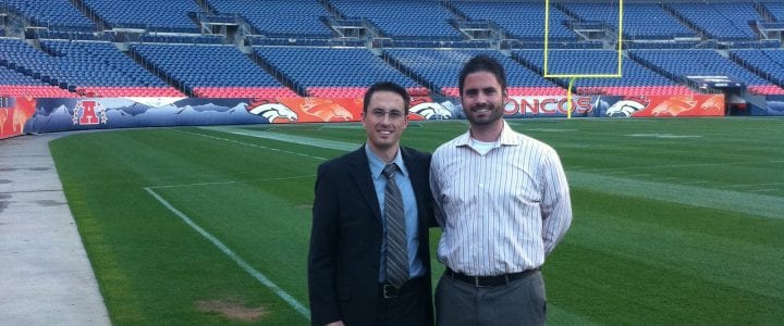 How two brothers made it big in pro sports: Colin Faulkner, Chicago Cubs and Chris Faulkner, Denver Broncos