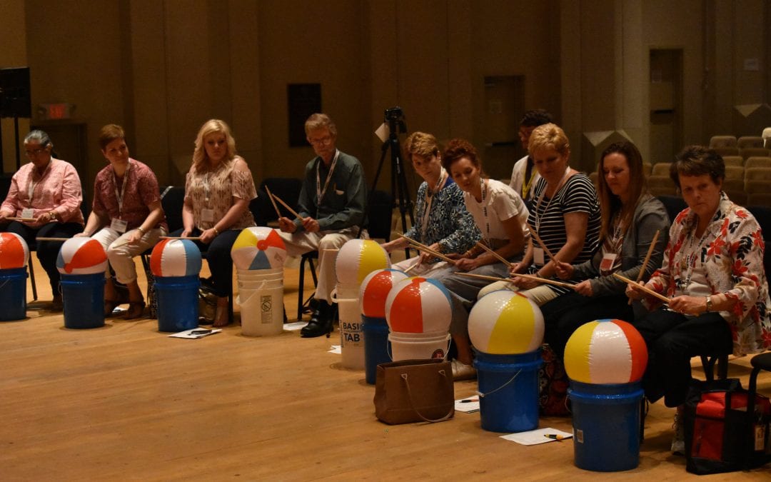 Keith Pate – Beach Ball Drumming (2017 Alleluia Conference)